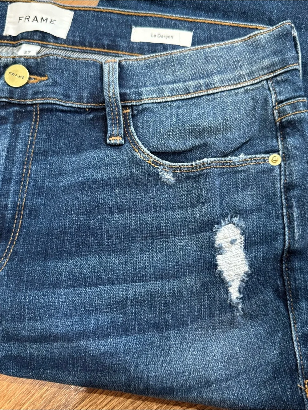 Frame Le Garçon denim jeans size 27